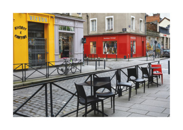 Photographie intitulée "Rue déserte" par Christophe Lebreton, Œuvre d'art originale, Photographie numérique