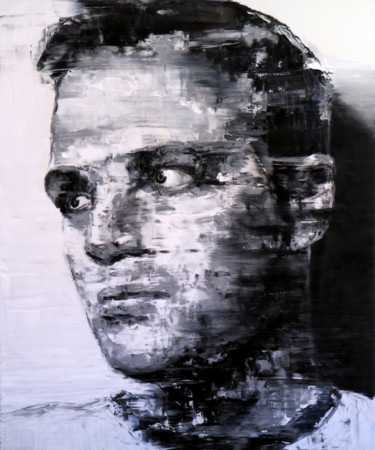 Pintura intitulada "Portrait" por Christophe Muylaert, Obras de arte originais, Óleo