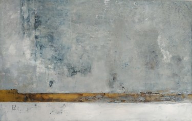 Pittura intitolato "Landscape Février" da Christophe Rivière, Opera d'arte originale, Olio