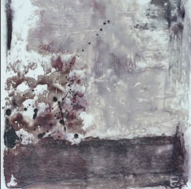 Peinture intitulée "Saumur. 40 x 40 cm" par Christophe Rivière, Œuvre d'art originale, Acrylique Monté sur Panneau de bois