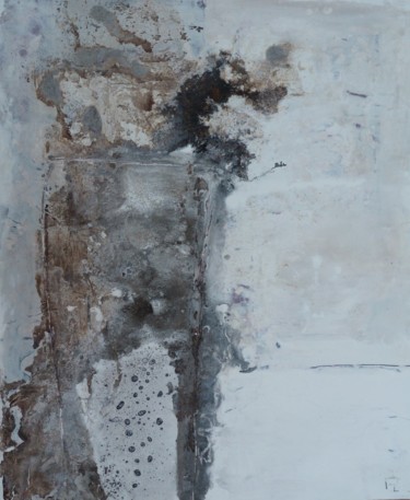 Schilderij getiteld "Upmycel. 64 x 78 cm" door Christophe Rivière, Origineel Kunstwerk, Olie