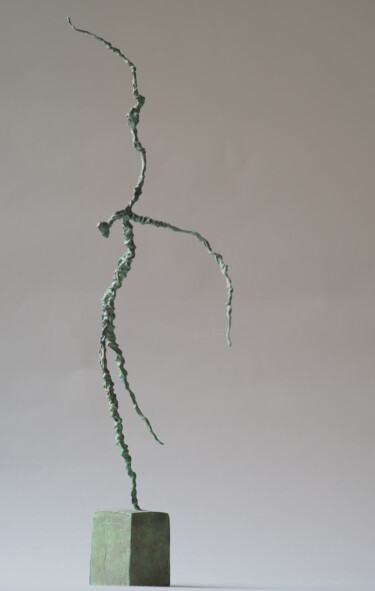 Sculpture titled "Icare" by Christophe Rouleaud, Original Artwork, Bronze