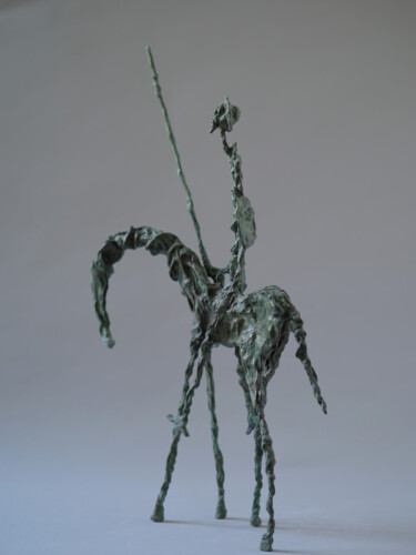 Escultura titulada "La Quête" por Christophe Rouleaud, Obra de arte original, Bronce
