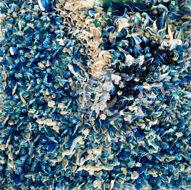 Картина под названием "Menthe glaciale" - Christophe Sola, Подлинное произведение искусства, Масло Установлен на Деревянная…