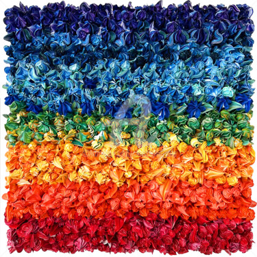 "Rainbow 3" başlıklı Tablo Christophe Sola tarafından, Orijinal sanat, Petrol