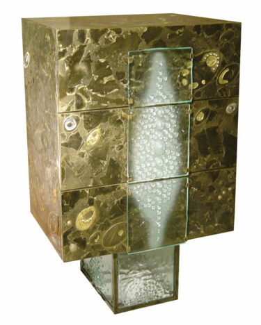 Художественная композиция под названием "commode Nausica" - Christophe Talec, Подлинное произведение искусства, Мебель