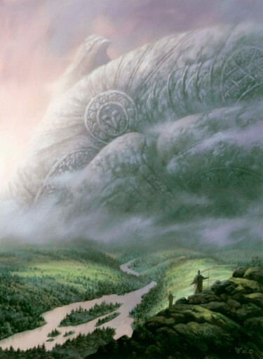 Painting titled "Claire-Vallee" by Christophe Vacher, Original Artwork, Other