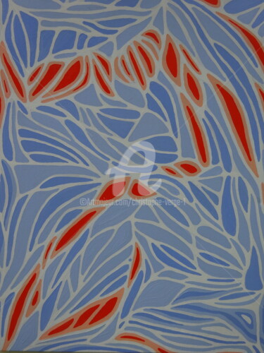 Peinture intitulée "Puis la mer des sol…" par Christophe Vergé, Œuvre d'art originale, Acrylique