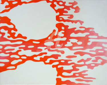 Peinture intitulée "Magma 6" par Christophe Vergé, Œuvre d'art originale, Acrylique Monté sur Châssis en bois