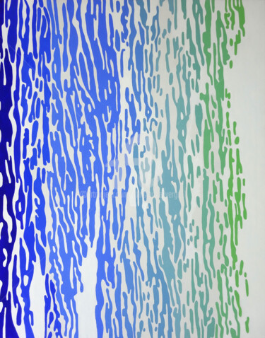 "Erosion 3" başlıklı Tablo Christophe Vergé tarafından, Orijinal sanat, Akrilik Ahşap Sedye çerçevesi üzerine monte edilmiş