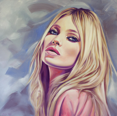 Painting titled "kate" by Christophe Daras, Original Artwork