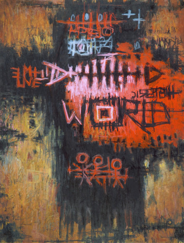 Pittura intitolato "sans-titre59-techni…" da Christophe Dupin, Opera d'arte originale, Acrilico