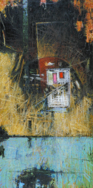 Painting titled "sans-titre61 techni…" by Christophe Dupin, Original Artwork, Acrylic