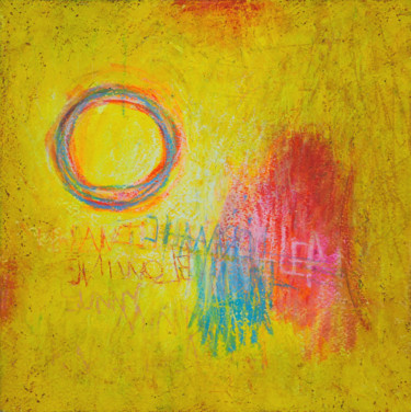 Painting titled "acid-minimalist-com…" by Christophe Dupin, Original Artwork, Wax