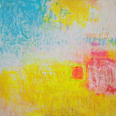 Peinture intitulée "Canicule-technique-…" par Christophe Dupin, Œuvre d'art originale, Acrylique