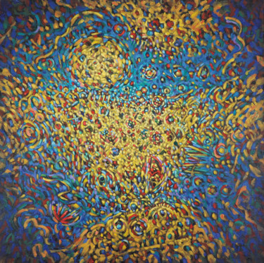 Картина под названием "oiseau-de-mer-acryl…" - Christophe Dupin, Подлинное произведение искусства, Акрил Установлен на Дерев…