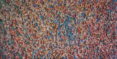 Récif Painting titled "Récif" by Christophe Dupin, Original Art, Acrylic