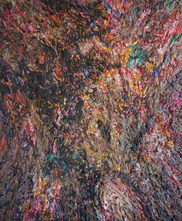 Pittura intitolato "Matiere noire" da Christophe Dupin, Opera d'arte originale, Acrilico