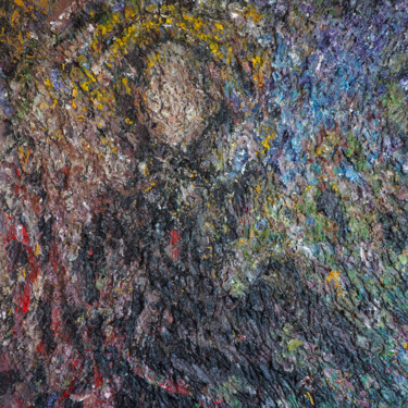 Pittura intitolato "Strange humanoid" da Christophe Dupin, Opera d'arte originale, Acrilico