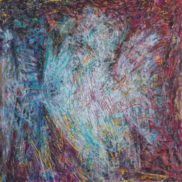 Pittura intitolato "le poisson" da Christophe Dupin, Opera d'arte originale, Pastello