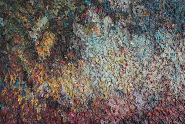 Pittura intitolato "abondance" da Christophe Dupin, Opera d'arte originale, Acrilico