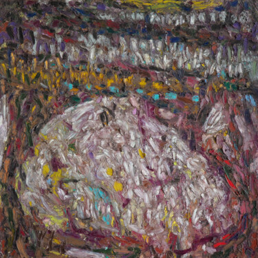 Pittura intitolato "LIVING STONE (la mo…" da Christophe Dupin, Opera d'arte originale, Pastello