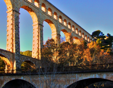 Fotografia intitulada "Ponts" por Christophe Gol, Obras de arte originais, Outro