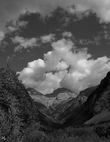 Photography titled "Vallée glacière et…" by Christophe Gol, Original Artwork, Other