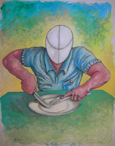 Le vide Painting titled "Le vide" by Christophe Gol, Original Art, Acrylic