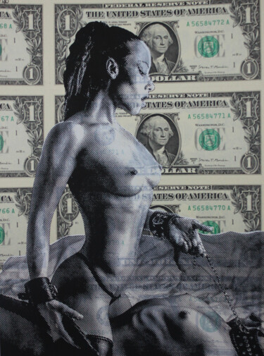 印花与版画 标题为“Erotic DollArt "Têt…” 由Christopher Henry, 原创艺术品, 丝网印刷