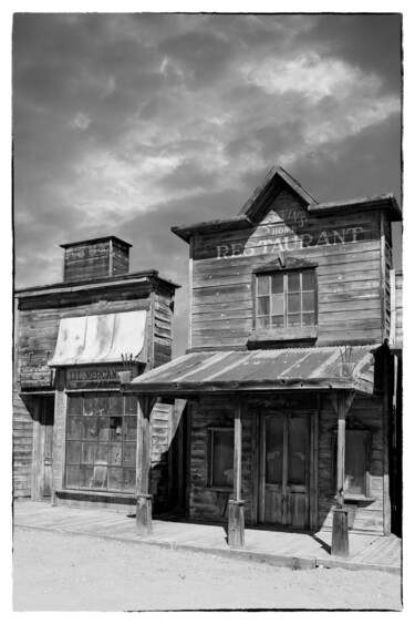 Fotografia intitolato "Wild West Movie Set…" da Christopher L Smith, Opera d'arte originale, Fotografia digitale