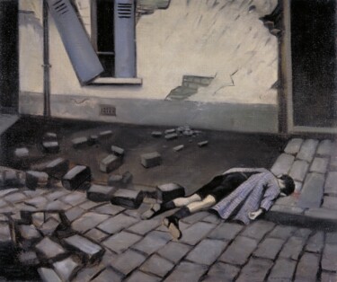 Painting titled "A Taube" by Christopher Nevinson, Original Artwork, Oil