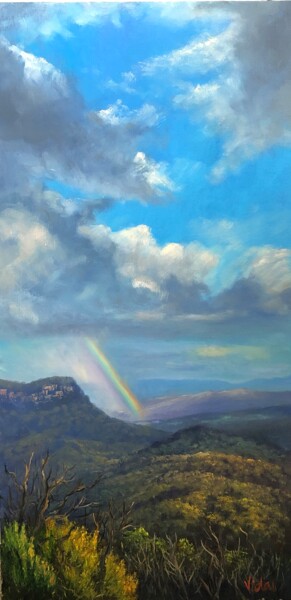 Painting titled "After the storm - B…" by Christopher Vidal, Original Artwork, Oil