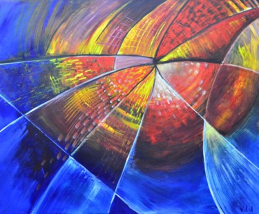 Картина под названием "Kaleidoscope" - Christopher Vidal, Подлинное произведение искусства, Акрил