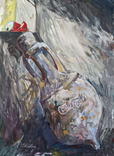Картина под названием "The Classic" - Christopher Walker, Подлинное произведение искусства, Масло Установлен на Деревянная р…