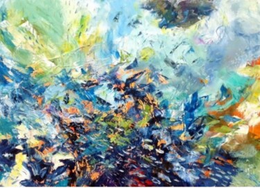 Painting titled "Reef" by Christopher Walker, Original Artwork, Oil