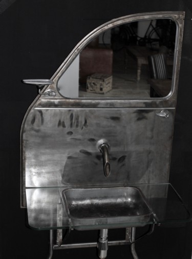 Design intitolato "Lave main 2CV" da L’Avant Demain, Opera d'arte originale, Mobili