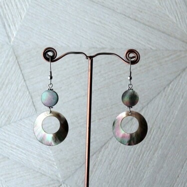 Design intitulée "Boucles d'oreilles…" par Christy, Œuvre d'art originale, Boucles d'oreilles