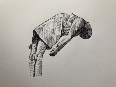 To Bend Over Backwards Drawing titled "To Bend Over Backwa…" by Chronicdrawer, Original Art, Marker
