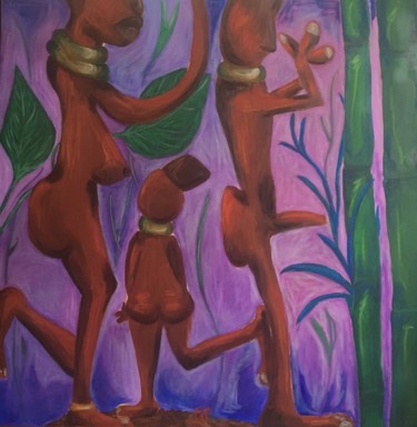 Painting titled "Will’s Family.jpeg" by Chrys R, Original Artwork