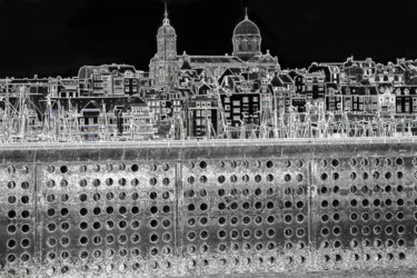 摄影 标题为“Granville Saint Paul” 由Chryslene Caillaud, 原创艺术品, 数码摄影 安装在铝上