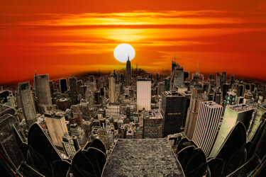 Φωτογραφία με τίτλο "Empire Manhattan" από Chryslene Caillaud, Αυθεντικά έργα τέχνης, Ψηφιακή φωτογραφία