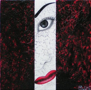 Painting titled "portrait1" by Chrystel Mialet, Original Artwork