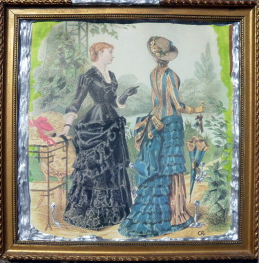 Pintura intitulada "Bonnard et moi" por Chrystelle Ragot, Obras de arte originais, Outro