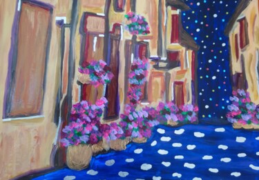 Painting titled "Perspective" by Chrystelle Ragot, Original Artwork, Acrylic