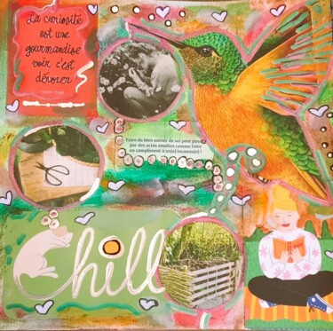 Collages titled "Page 5" by Chrystelle Ragot, Original Artwork, Collages