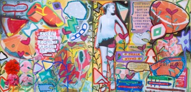 Collages intitulée "Semaine 18" par Chrystelle Ragot, Œuvre d'art originale, Collages