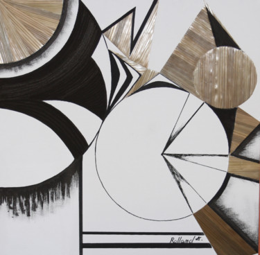 제목이 "Abstrait géométriqu…"인 미술작품 Chrystelle Rolland로, 원작, 아크릴