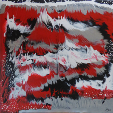 Painting titled "neige.jpg" by Marie-Chrystel Chiron Drouillet, Original Artwork, Acrylic