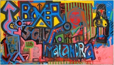 Картина под названием "Malandra" - Liam Porisse, Подлинное произведение искусства, Акрил